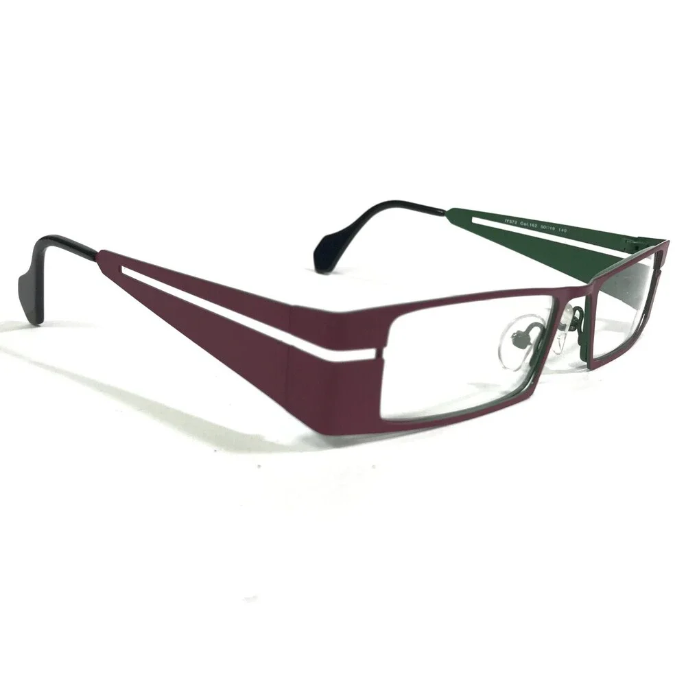 Iyoko-Inyake Eyeglasses Frames IY572 Col.162 Green Burgundy Red 50-19-140